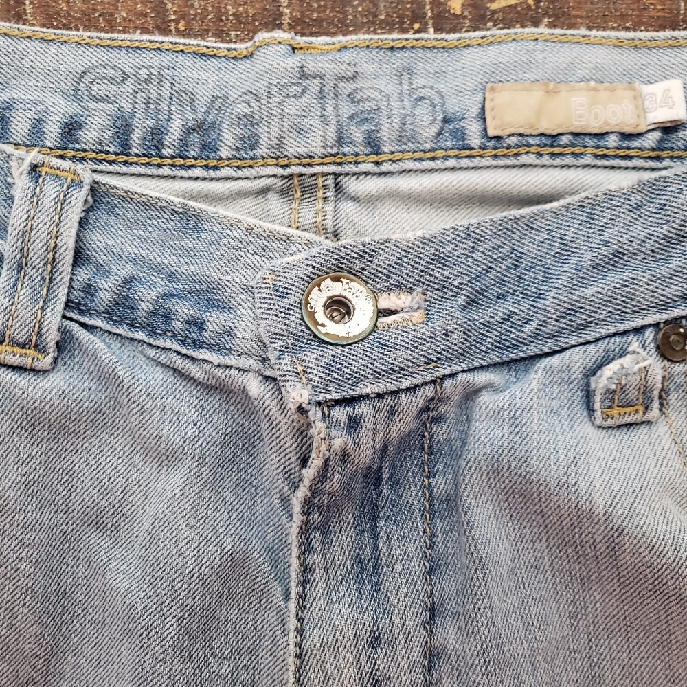 Levi's‎ SilverTab Vintage 90s Bootcut Men's Jeans Denim Relaxed Size 34 Blue - Picture 10 of 11